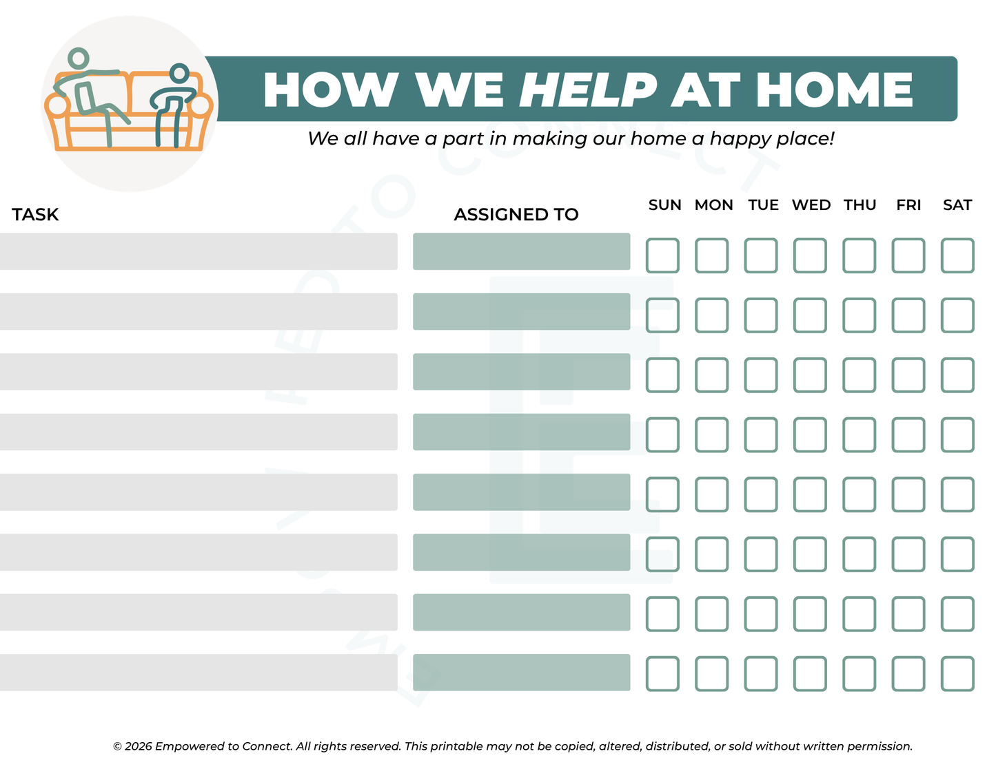 How We Help at Home | Digital Resource